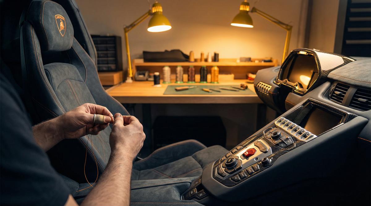 小小绘汽车改装视频-豪华内饰手工定制